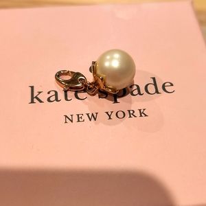 Kate Spade Charm in Pearl and Gold tone